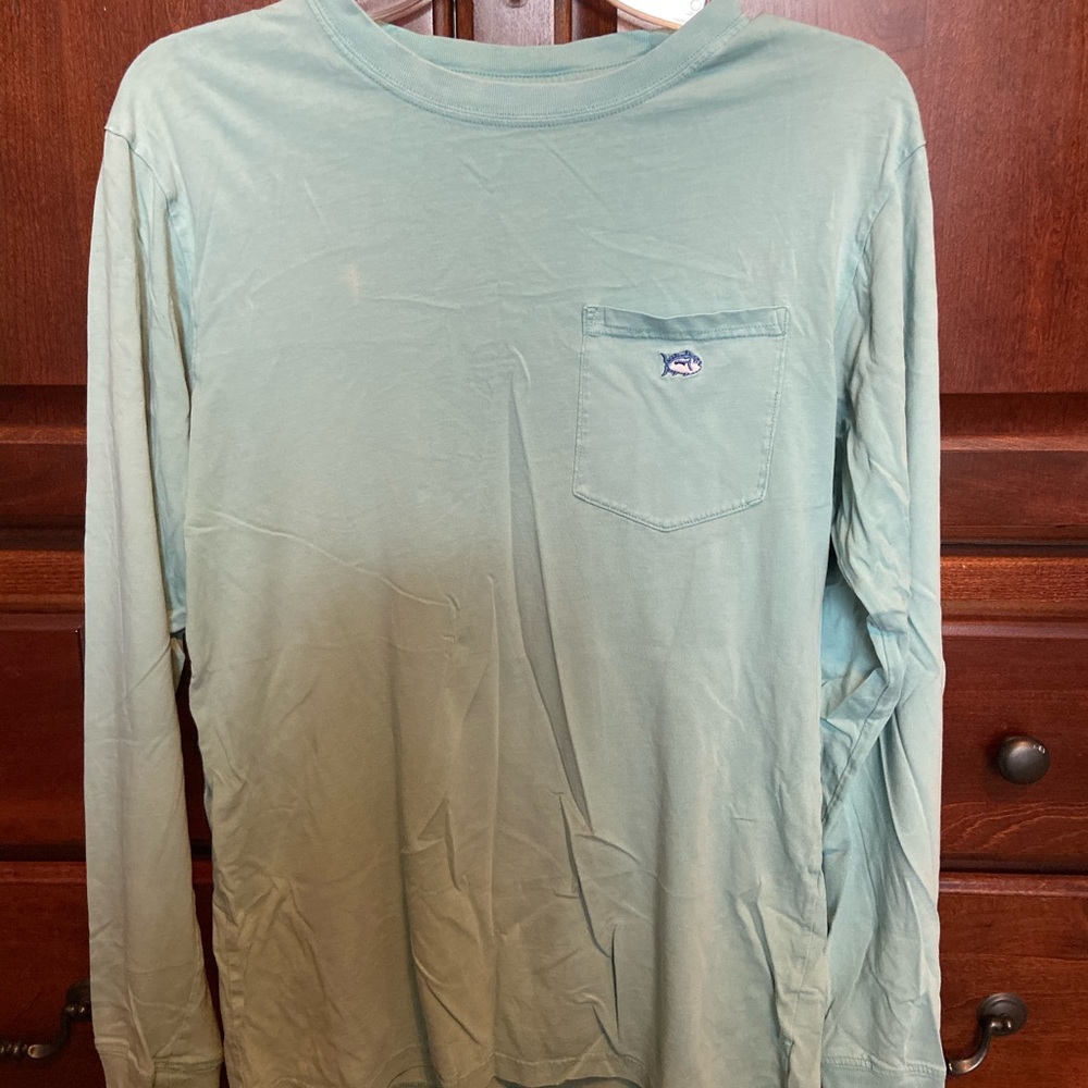 Men’s light blue southern tide shirt size XS